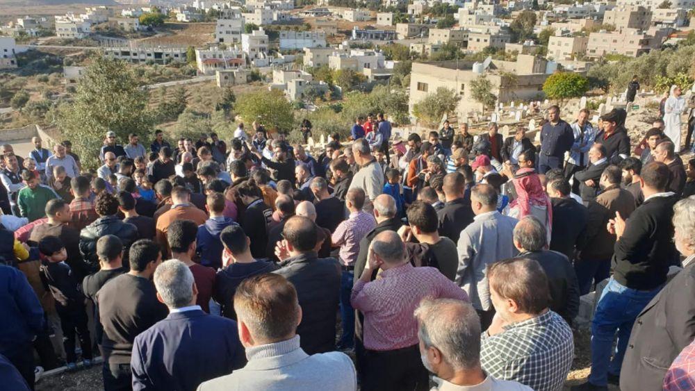 The funeral of the Jordanian artist Ashraf Talhat after his return from Egypt