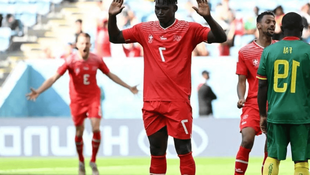 Why Switzerland's top scorer refused to celebrate his goal in the World Cup?